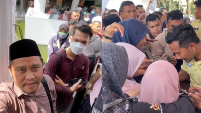 Viral Penukaran Uang di BI Aceh Ricuh: Warga Kepanasan Antre saat Puasa