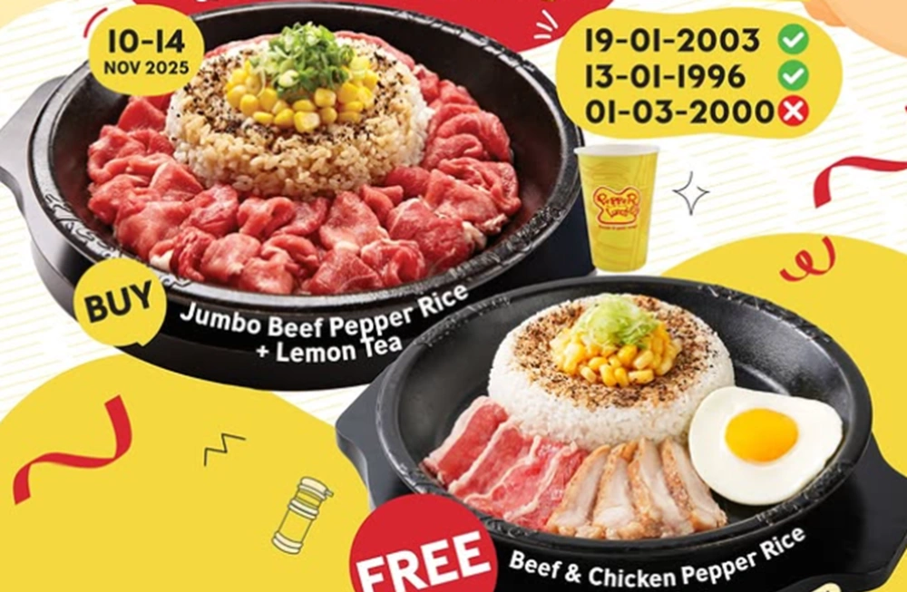 Promo Ulang Tahun ke-19 Pepper Lunch: Kasih Tunjuk KTP, Bisa Dapat B1G1
