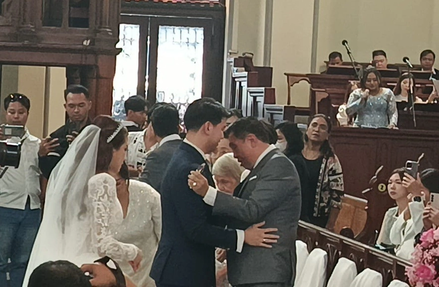 Pernikahan Brisia Jodie Dan Alden disaksikan keluarga, sahabat dan rekan-rekan tercinta. [FTNews/Selvianus Kopong Basar]