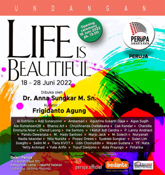 Hari ini, Pembukaan Pameran Seni Rupa "Life is Beautiful"