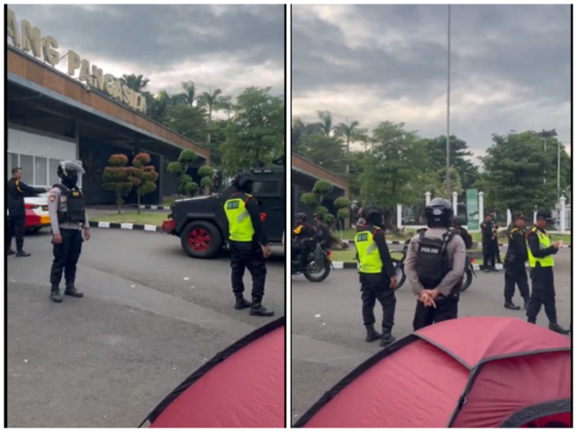 Kondisi Terkini Depan Gedung DPR RI, Jelang Pengesahan RUU TNI