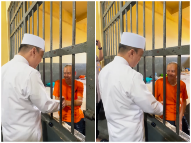 Dalam Bulan Suci Ramadan 2025, Ustaz Da'sad Latif Jenguk Fariz RM Ditahan di Rutan Polres Jaksel