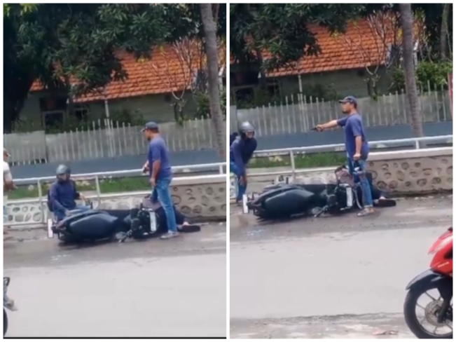 Viral! Polisi Hentikan Begal Motor, Tersebar di Media Sosial