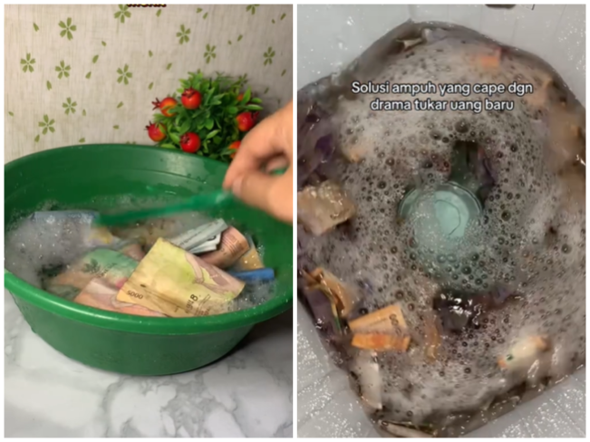 Hati-hati! Ikut Tren TikTok 'Cuci Uang' Pakai Sabun, Bisa Kena Pasal