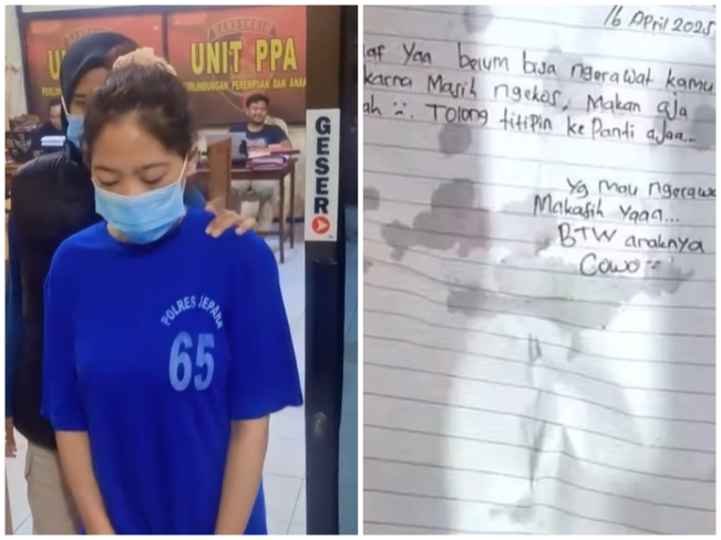 Hampir Kabur, Polisi Berhasil Tangkap DS, Sosok Wanita Pembuang Bayi di Depan Pos Satpam