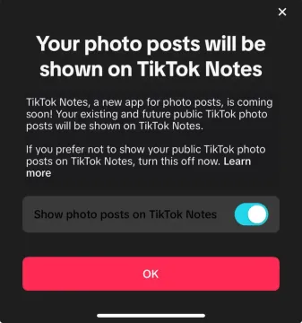 TikTok Notes Akan Hadir Saingi Instagram