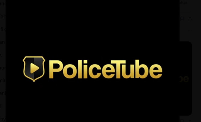 Logo PoliceTube, platform Polri mirip YouTube.
