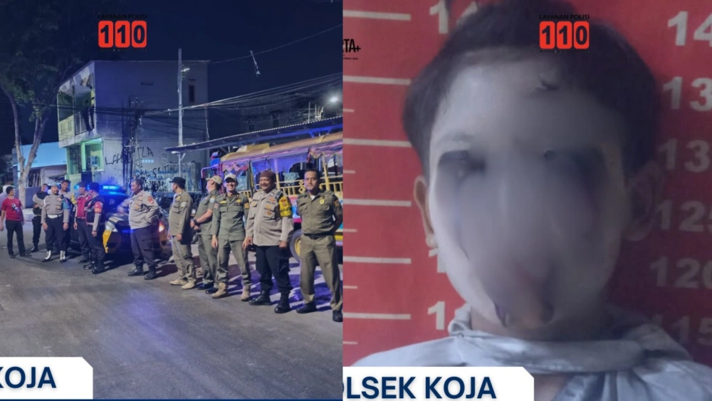 Polsek Koja amankan sejumlah pengamen berkostum. [instagram]