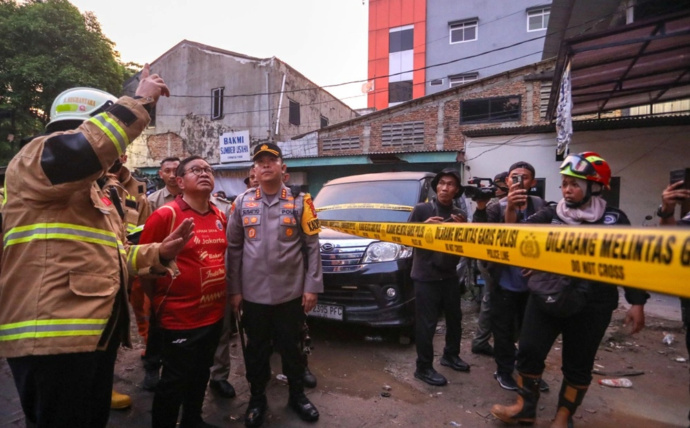 Pramono: Pemprov DKI Akan Tanggung Seluruh Biaya Korban Kebakaran Terra Drone