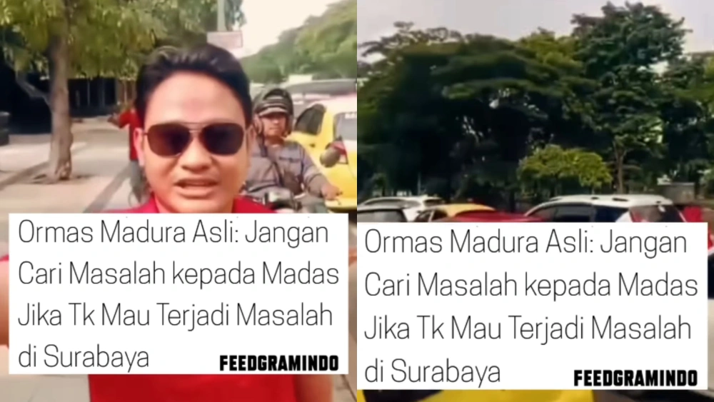 Pria mengaku dari MADAS. [instagram]