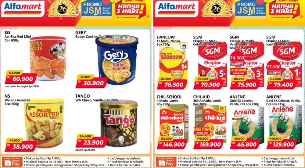 Promo Alfamart  tanggal 19 - 21 Desember 2025