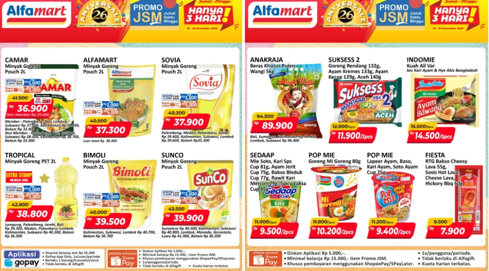 Promo Alfamart tanggal 19 Desember sampai 21 Desember 2025