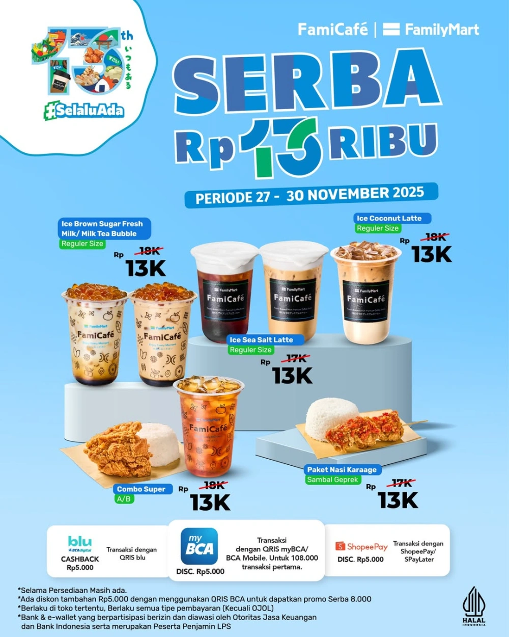Promo Family Mart periode 27 November - 30 November (Instagram)