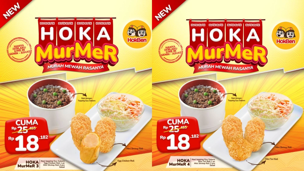 Promo Hokben HoKa Murmer. [Instagram]