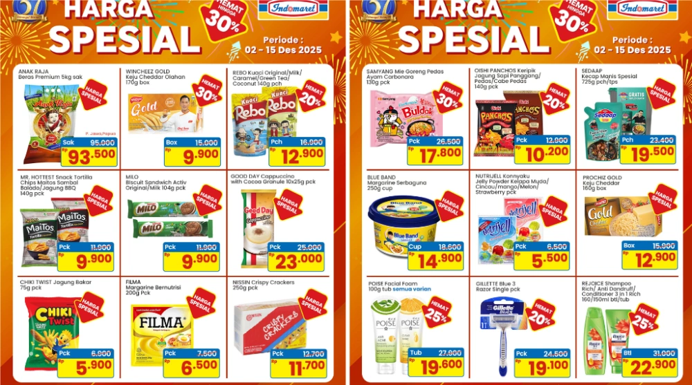 Promo Indomaret Desember (Instagram)