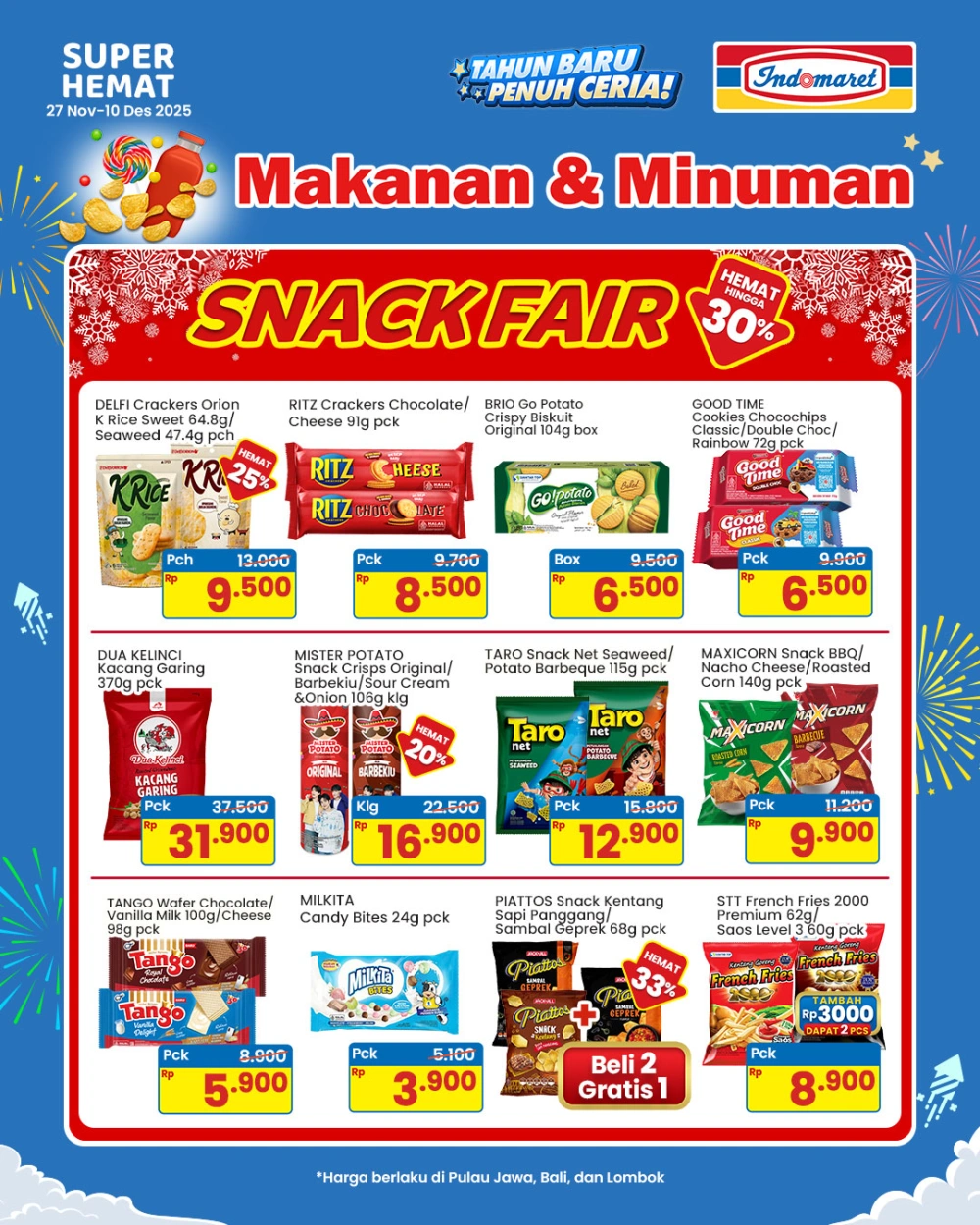 Promo Indomaret untuk 27 November sampai 30 November  (Instagram )