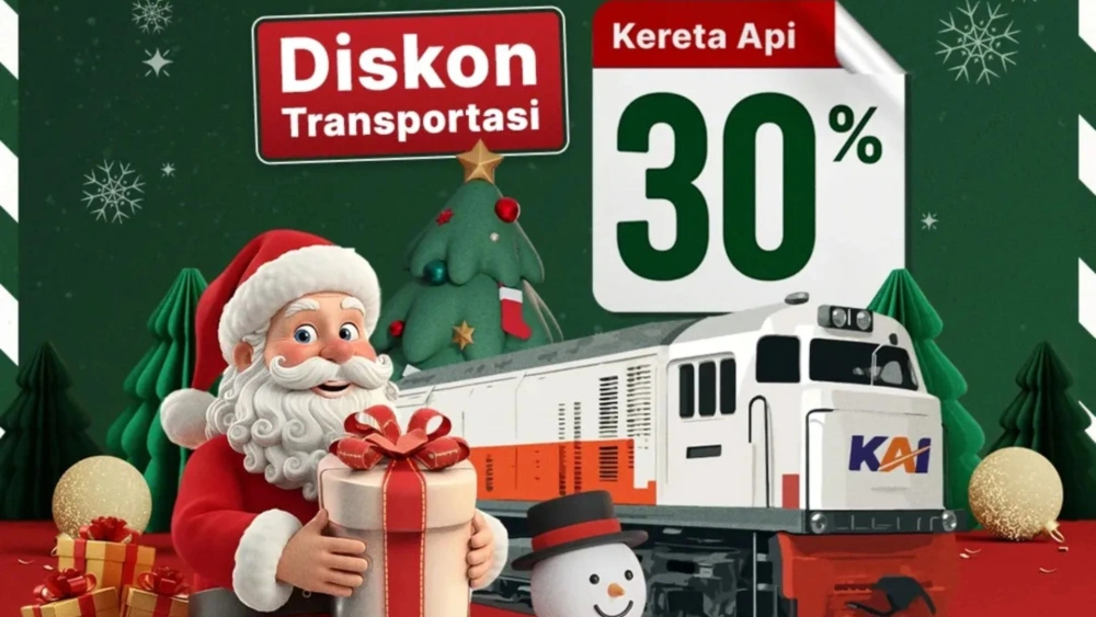 Diskon 30 Persen Tiket Kereta, KAI Buka Promo Khusus Musim Libur Nataru