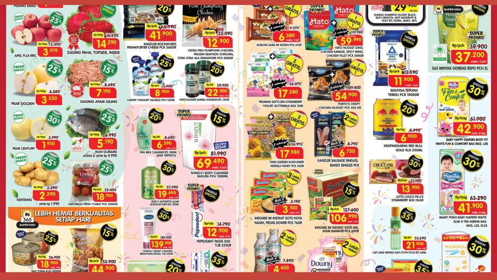 Promo Superindo Rabu, 10 Desember 2025: Diskon Gede 20-50 Persen Sebelum Puncak 12.12