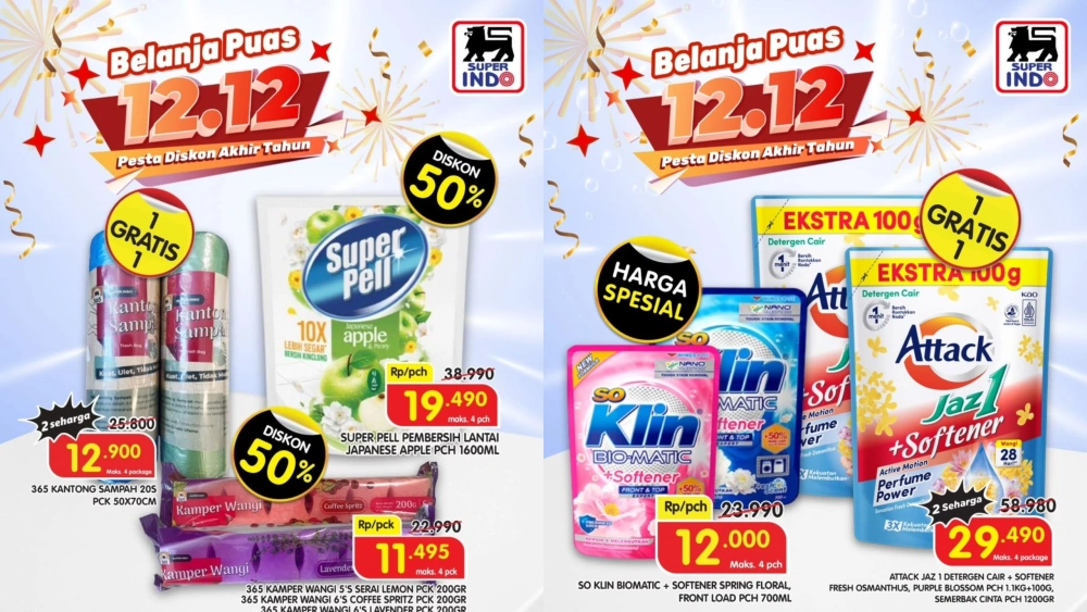 Daftar Promo Superindo 12.12 Hari Ini: Dapatkan Produk Unggulan Diskon 50 Persen Lebih