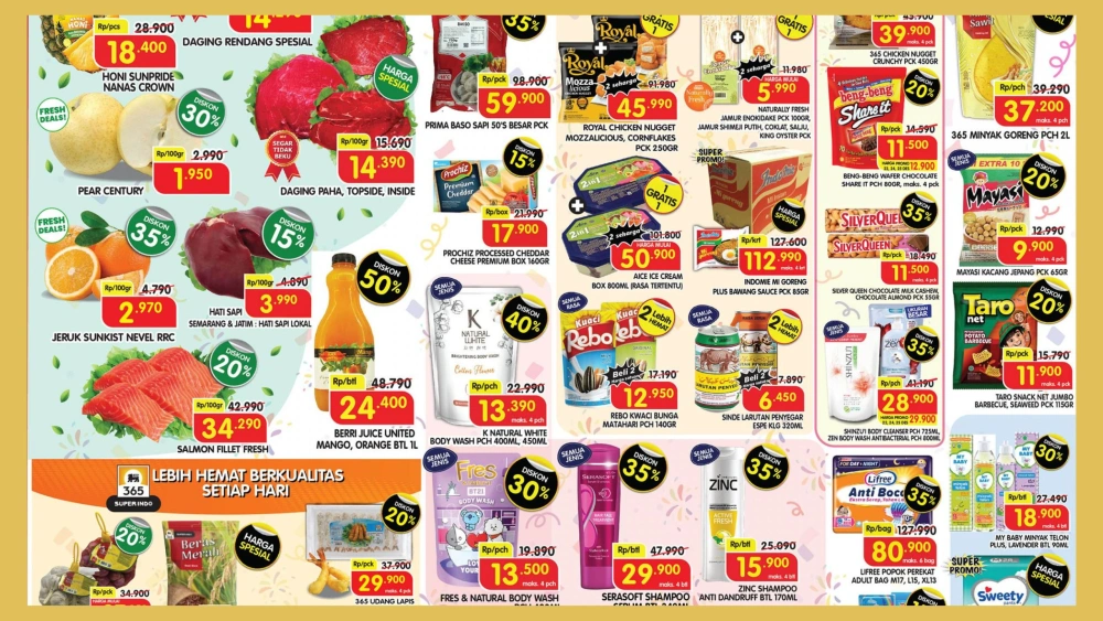 Promo Superindo Hari Ini Selasa, 23 Desember 2025: Diskon 30-50 Persen hingga Natal