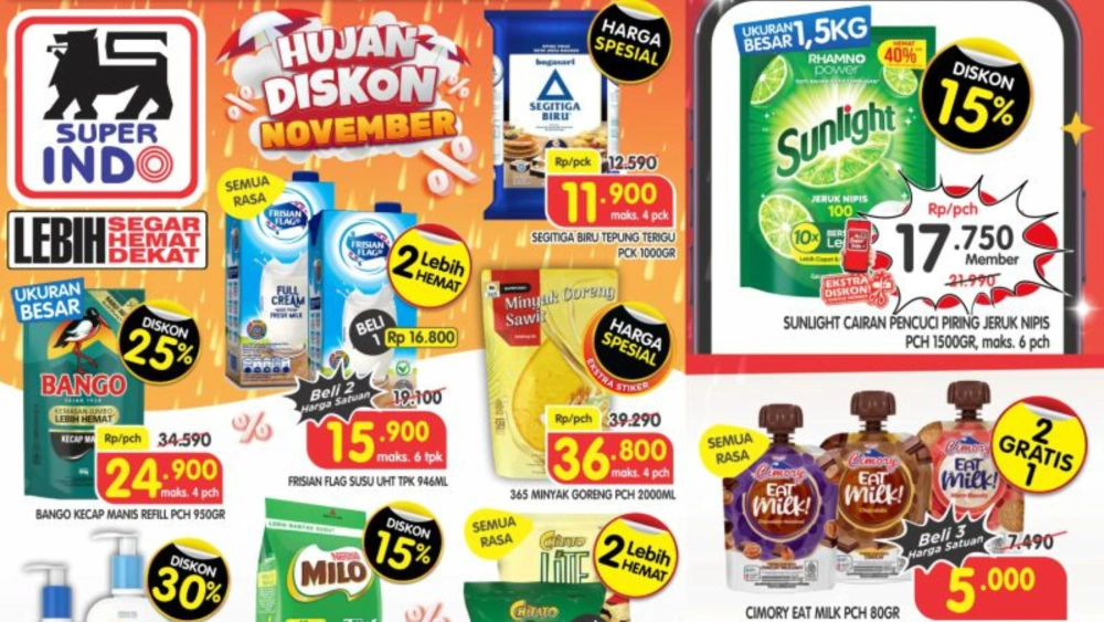 Promo Superindo Minggu, 23 November 2025: Diskon Gede-gedean hingga 45 Persen