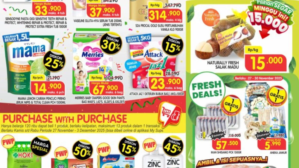 Promo Superindo 27 November 2025. [superindo.co.id]