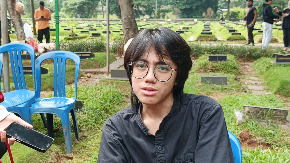 Quentin Stanislavski Kusnandar banyak belajar seni dari sang ayah, Epy Kusnandar. [FTNews/Selvianus Kopong Basar]