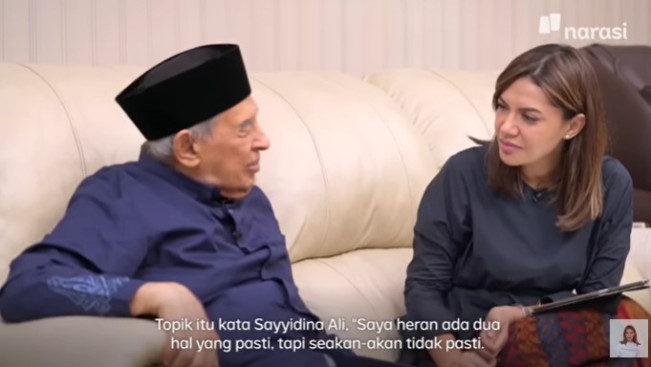 Momen Prof Quraish Shihab dan Najwa Shihab Bahas Bagaimana Hadapi Kematian Orang Tersayang