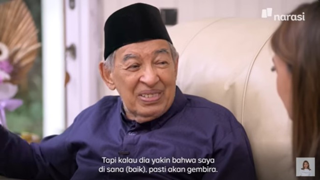 Prof Quraish Shihab. (YouTube Najwa Shihab)