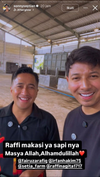 Sonny Spetian Saat Lihat Sapi Bersama Irfan Hakim (instagram/@fyp_trans7)