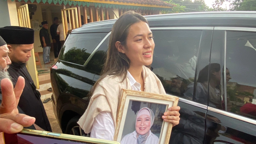 Raisa ungkap kepergian ibunya dengan tenang dan indah, tanpa ada rasa sakit. [FTNews/Raka]