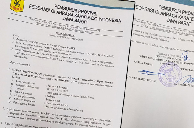 RIOK "Mendagri CupÃ¢â‚¬Â Kantongi Rekomendasi FORKI