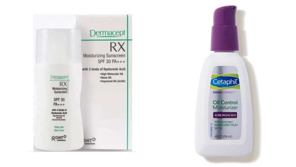 Dermacept RX Moisturising Sunscreen melembapkan sekaligus melindungi kulit dari sinar UVA dan UV.