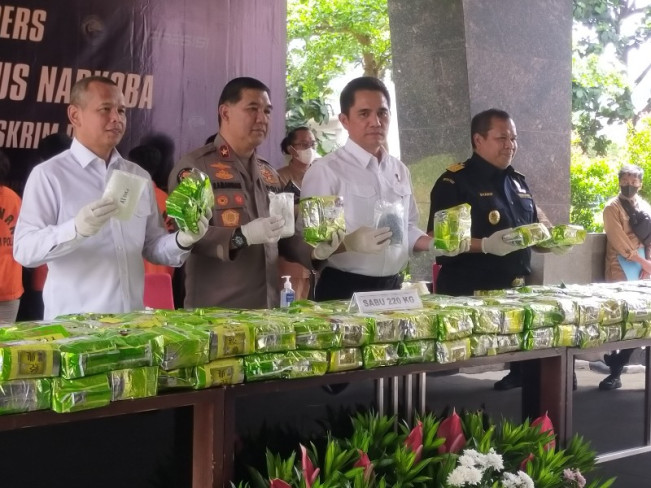 Bareskrim Gagalkan Peredaran 220 Kg Sabu Asal Malaysia, Modusnya Melalui Laut