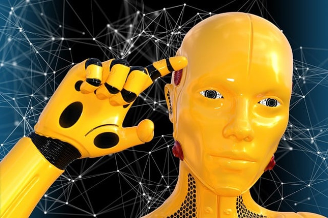 Robot AI. (Pixabay @TheDigitalArtist)