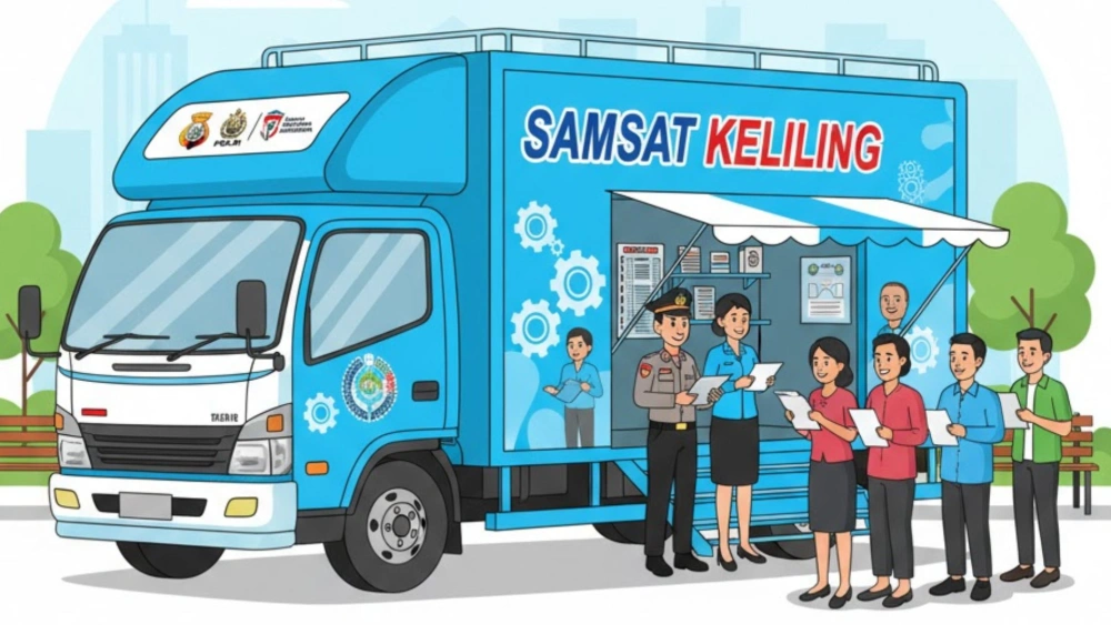 Jadwal Lengkap Samsat Keliling Jadetabek Rabu 12 November 2025