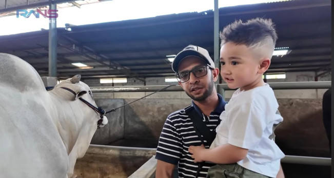 Rayyanza Mengganti Nama Sapinya Menjadi Flash (YouTube)