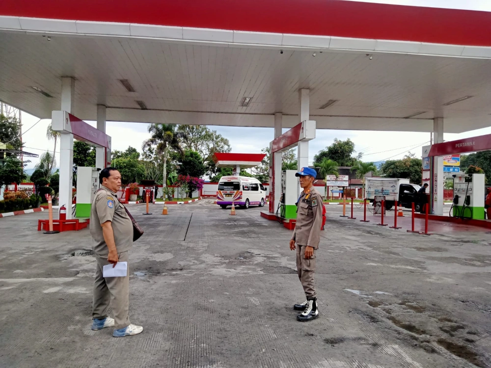 Satpol Pp Rejang Lebong Ikut Mengawal Pendistribusian Bbm
