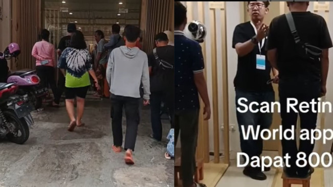 Viral Warga Antre Scan Retina Dibayar Sampai Rp800 Ribu, Berbahaya untuk Keamanan Data?