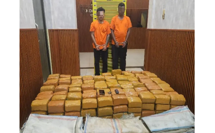 Polisi Amankan 255 Kg Ganja Kering yang Siap Edar di Medan, Dua Pelaku Ditangkap