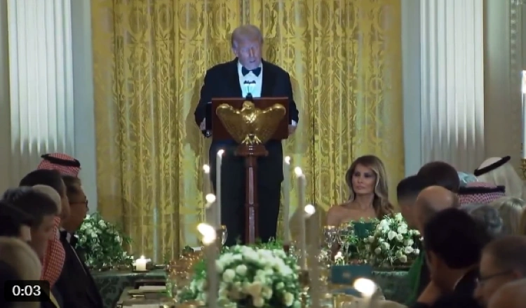 Presiden Donald Trump saat pidato dalam acara di White House, Selasa (18/11/2025) [Foto: tangkap layar X]