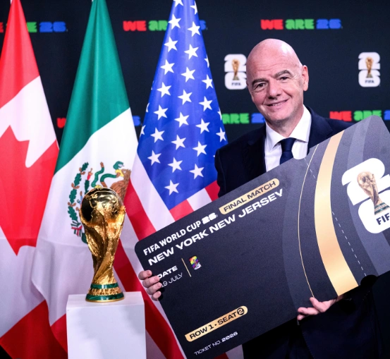 2 juta tiket Piala Dunia FIFA 2026 kini telah terjual, dengan para penggemar dari lebih dari 200 negara dan wilayah mengamankan tempat mereka untuk menyaksikan apa yang akan menjadi @fifaworldcup terbesar dan paling inklusif yang pernah ada [Foto: IG Gianni Infantino]