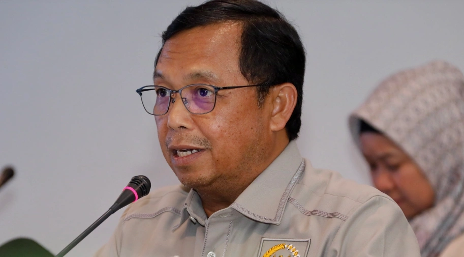 Anggota Komisi VI DPR RI, Herman Khaeron saat memimpin kunjungan kerja di Pangkalpinang, Provinsi Kepulauan Bangka Belitung, Kamis, (27/11/2025). [Foto : Upi/Andri]