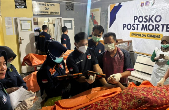 Dari 200 Korban Meninggal, 174 Teridentifikasi, Sejumlah Potongan Tubuh dalam Proses DVI