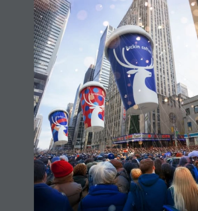 Luckin Coffee Asal Beijing disukai konsumen New York [Foto; Instagram Luckin Coffee] 