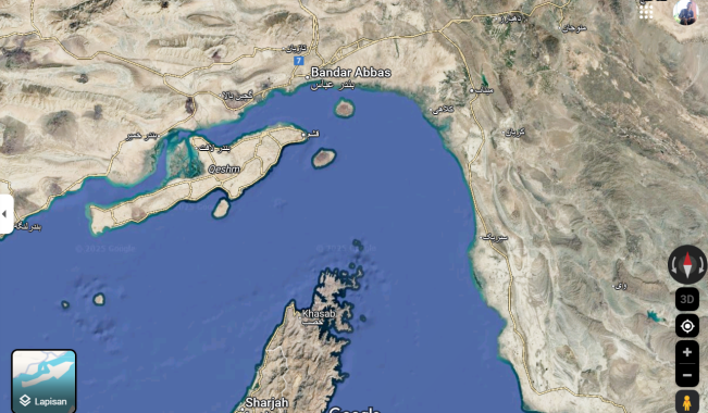 Selat Hormuz. (Google Maps)