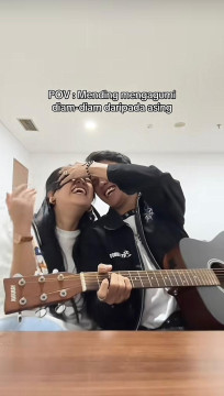 Momen Kedekatan Shabrina Leanor dan Fajar Noor (TikTok)
