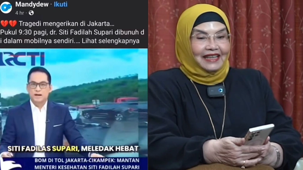 Viral Video Ledakan Mobil dr. Siti Fadilah di Tol, Ini Fakta Sebenarnya