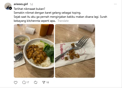 Pengalaman makan (Threads)