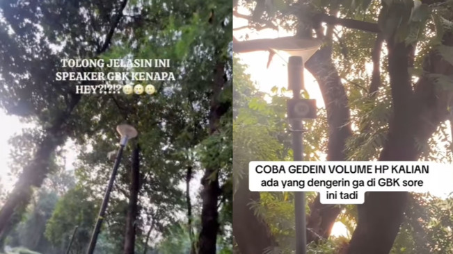 Potongan video viral suara desahan di GBK. (Instagram)